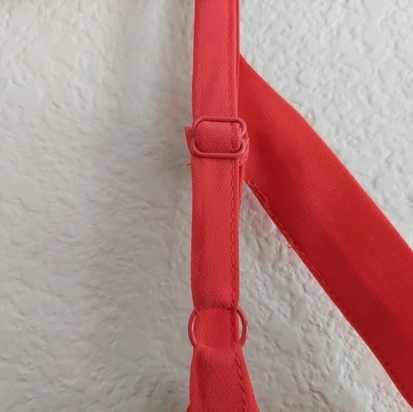 Torrid Coral/Red Lightweight Spaghetti Strap Corsett Top Size 3 (3X) - Picture 9 of 14